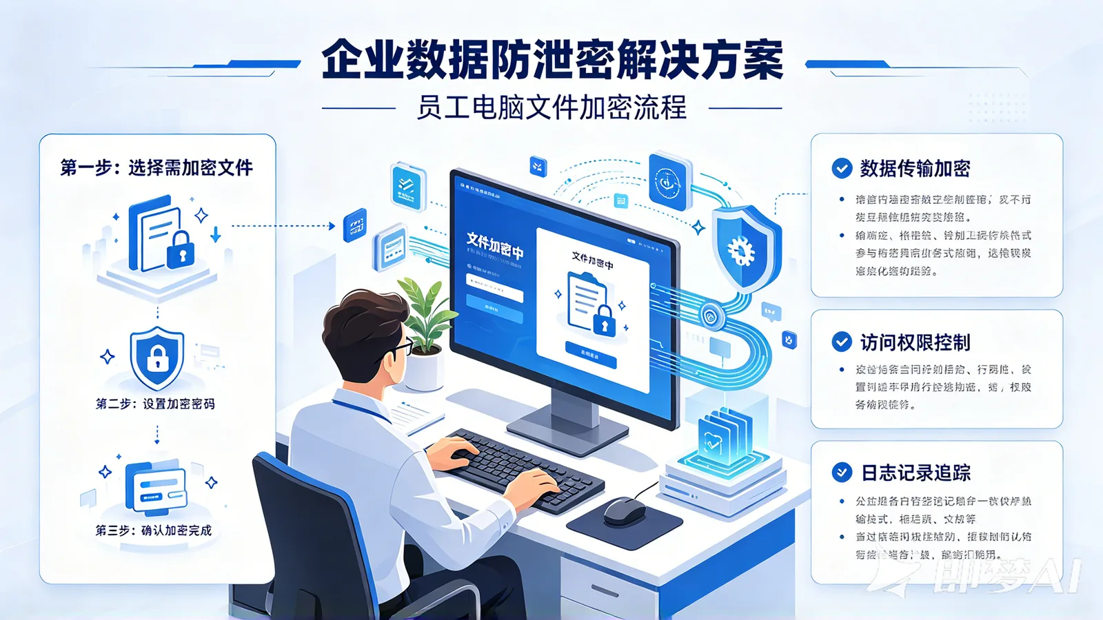 电脑文件加密最简单的方法是什么?3步搞定